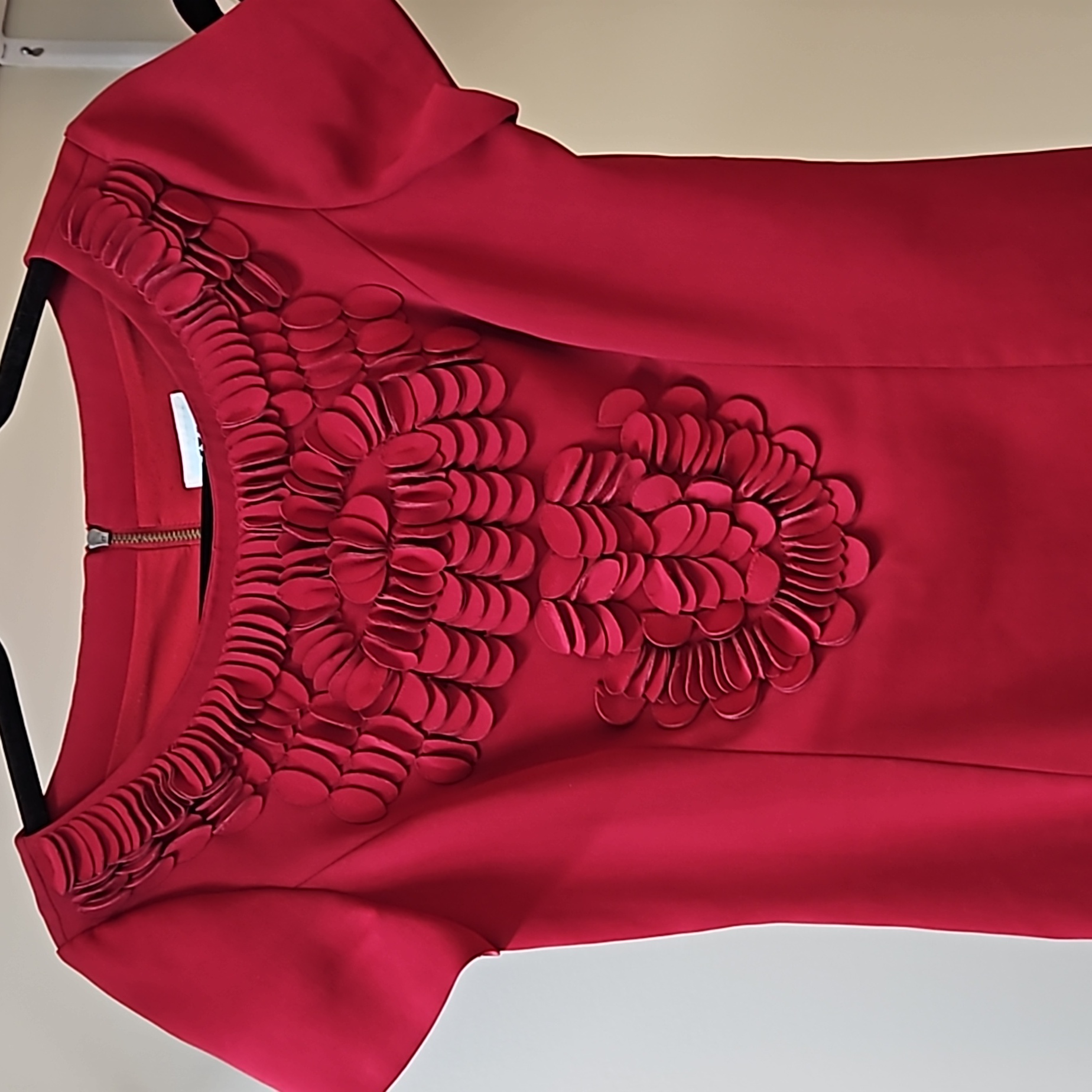 Nue By Shani Red Petal Dress